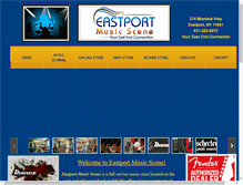 Tablet Screenshot of eastportmusicscene.com